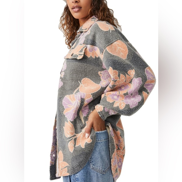 24. NWT Free People Printed Ruby Jacket - Picture 4 of 12